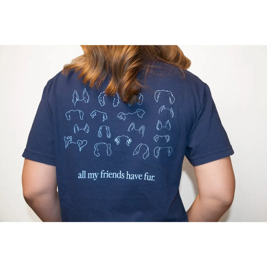 All My Friends Have Fur T-Shirt CUDDLY Shop