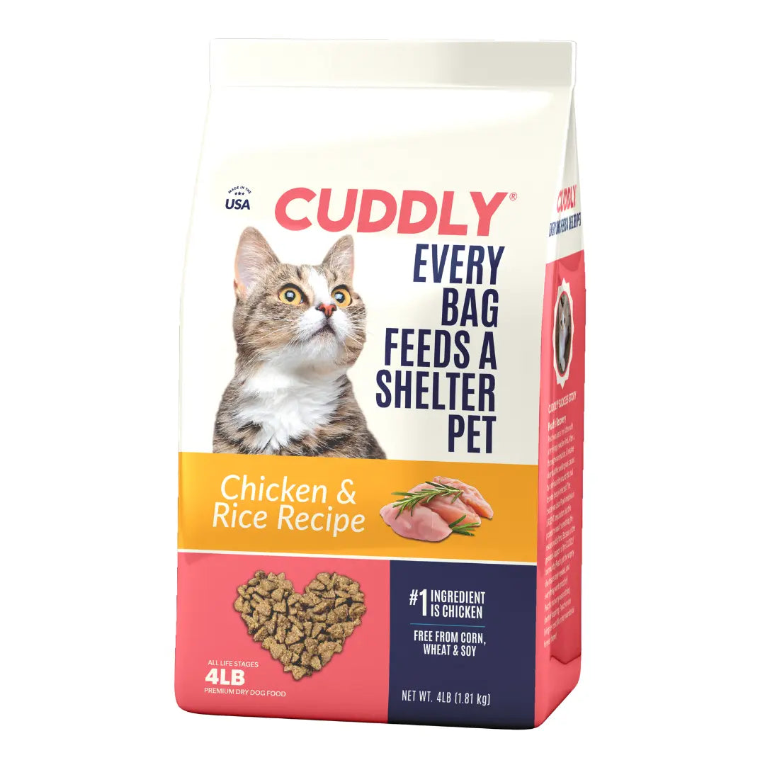 CUDDLY Chicken & Rice Dry Cat Food CUDDLY