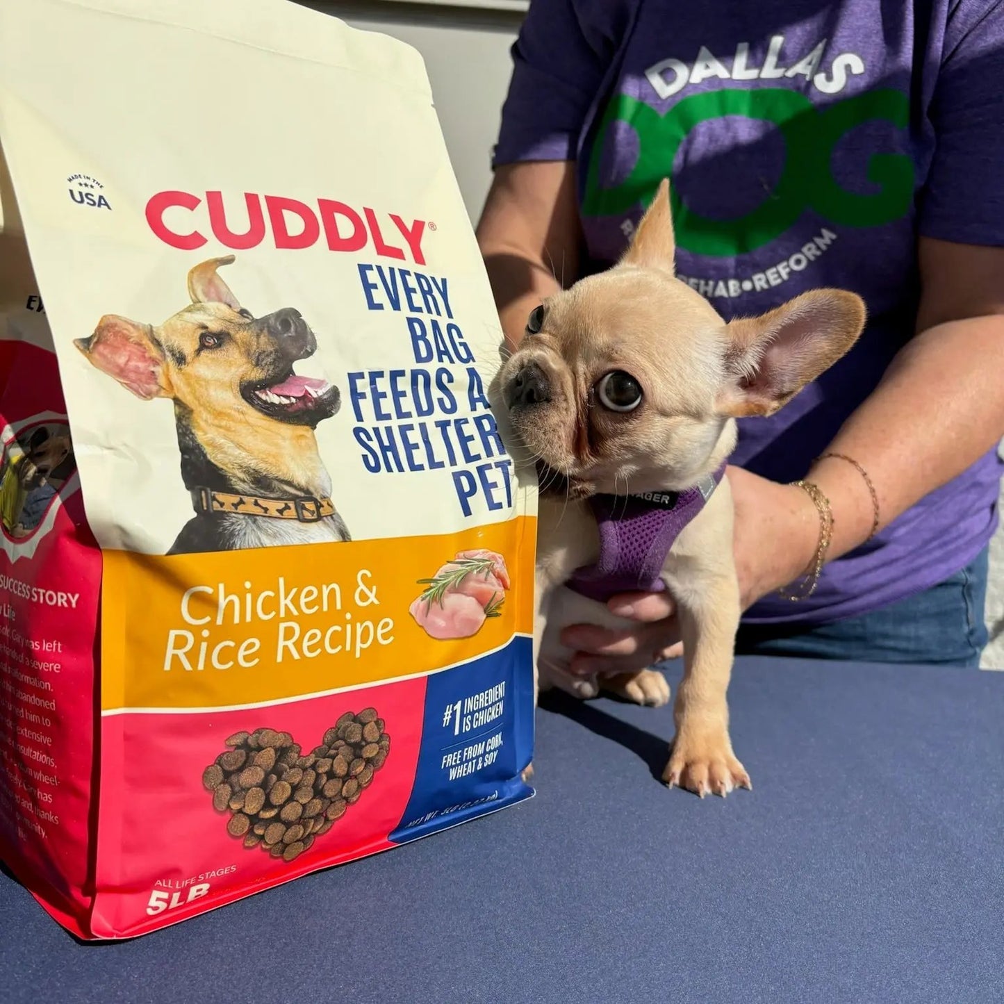 CUDDLY Chicken & Rice Dry Dog Food CUDDLY