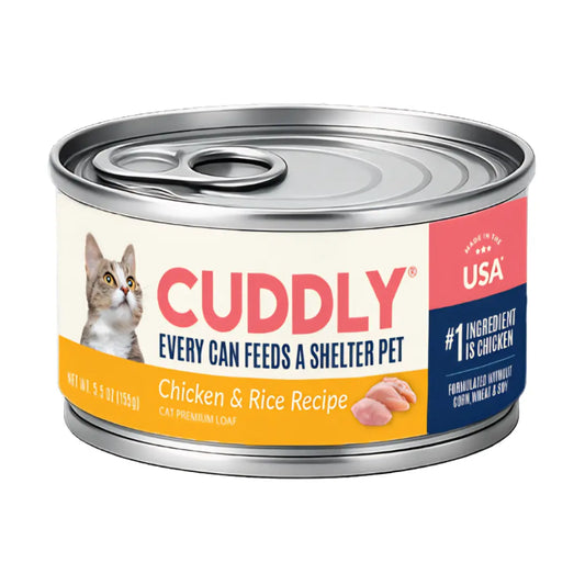 CUDDLY Chicken & Rice Wet Cat Food CUDDLY