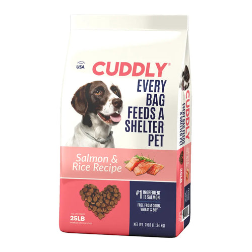 CUDDLY Salmon and Rice Dog Food (Poultry Free Formula)