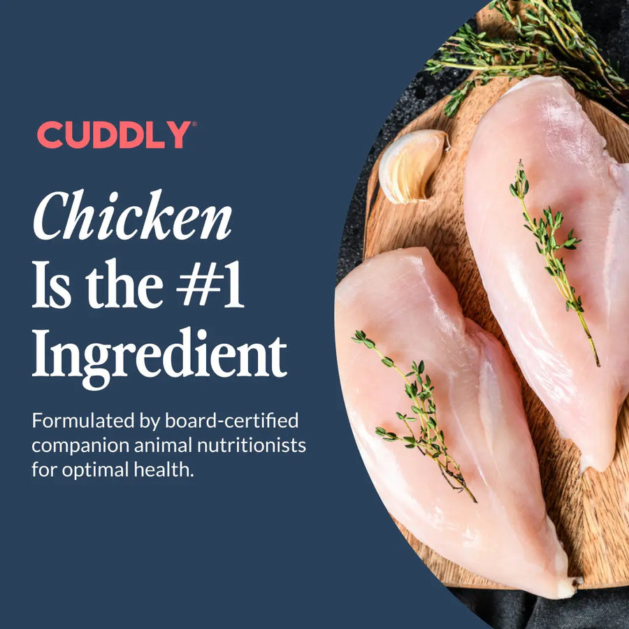 TRIAL - CUDDLY Chicken & Rice Dry Cat Food CUDDLY