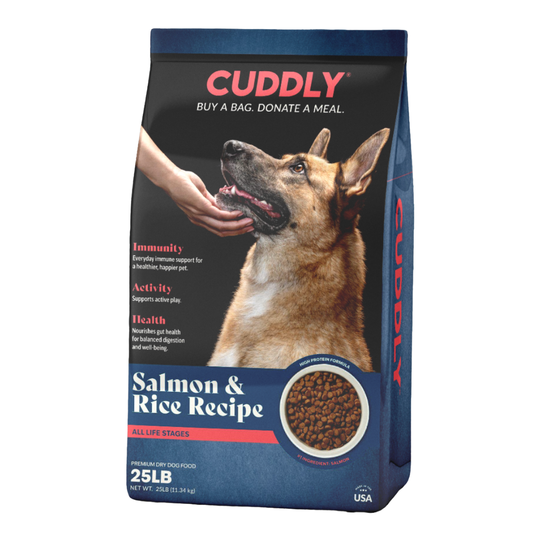 CUDDLY Salmon & Rice Formula Dry Dog Food