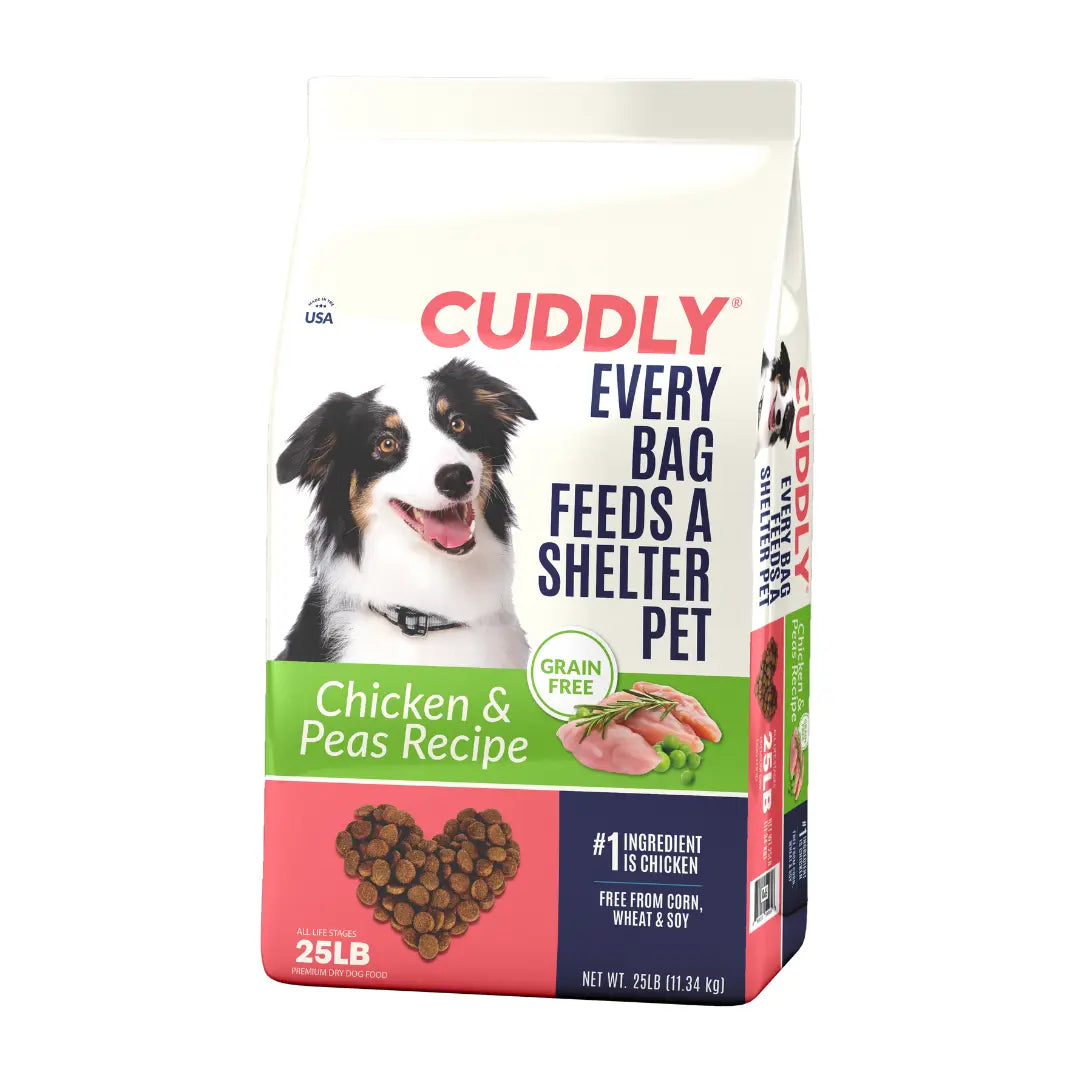 CUDDLY Chicken & Pea Grain Free Dry Dog Food CUDDLY