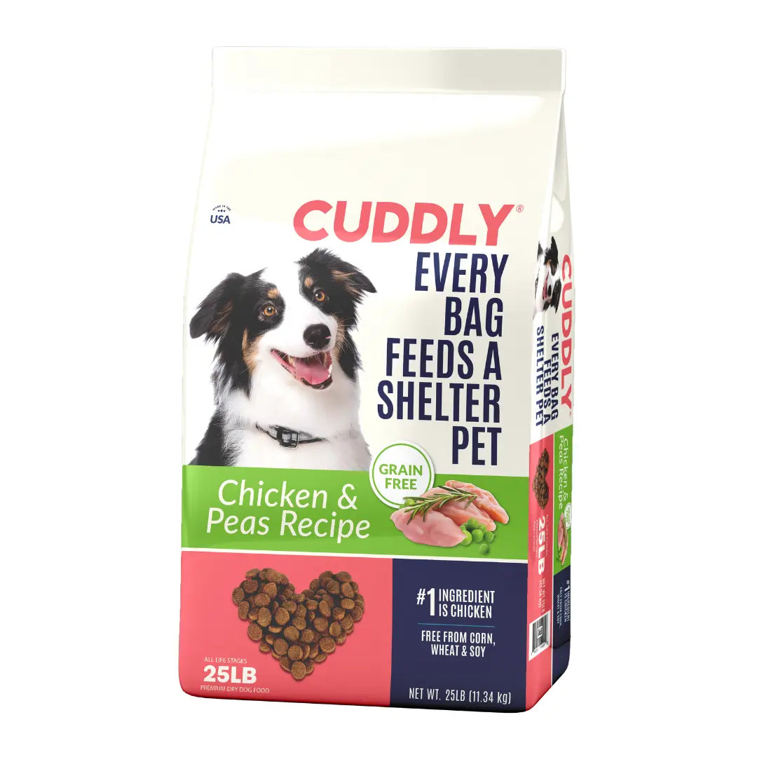 CUDDLY Chicken & Pea Grain Free Dry Dog Food CUDDLY