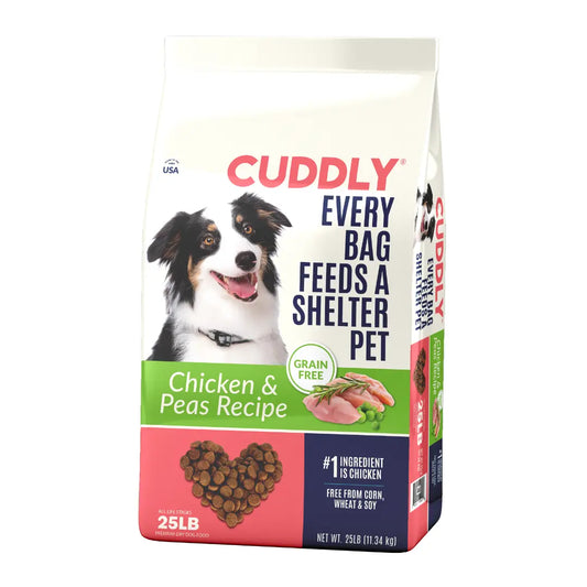 CUDDLY Chicken & Pea Grain Free Dry Dog Food CUDDLY