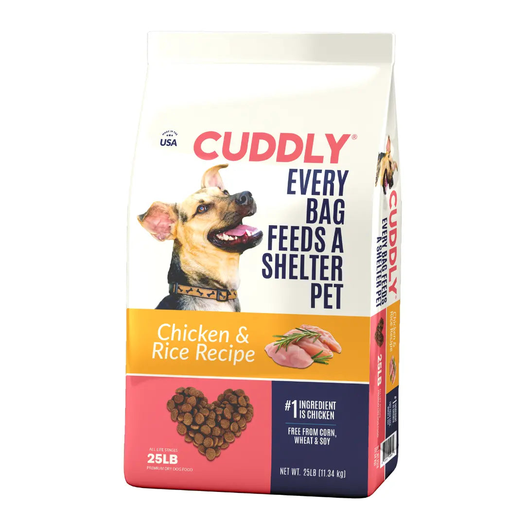 CUDDLY Chicken & Rice Dry Dog Food CUDDLY