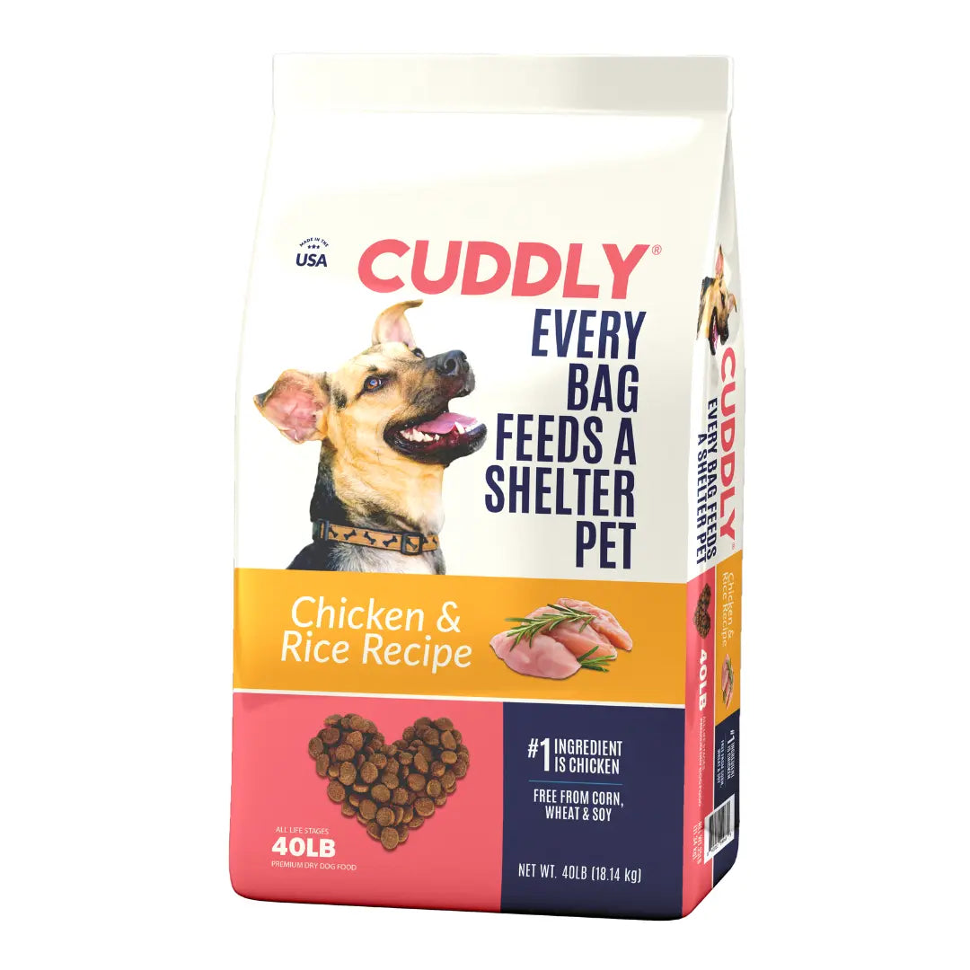 CUDDLY Chicken & Rice Dry Dog Food CUDDLY