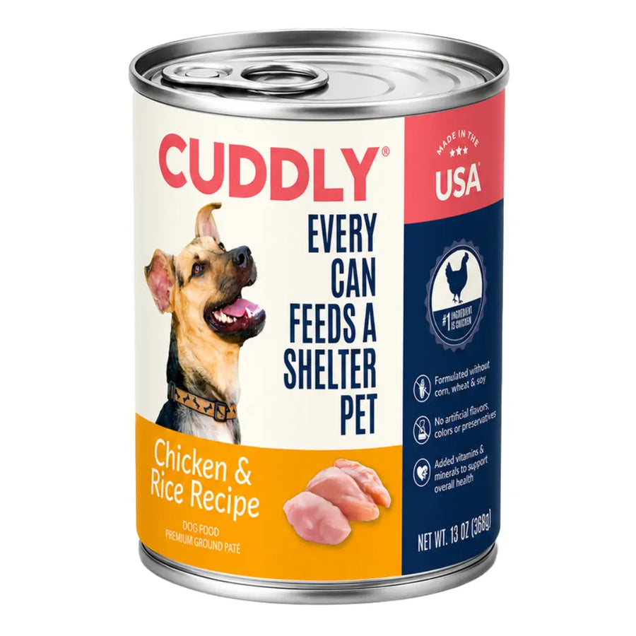CUDDLY Chicken & Rice Wet Dog Food CUDDLY
