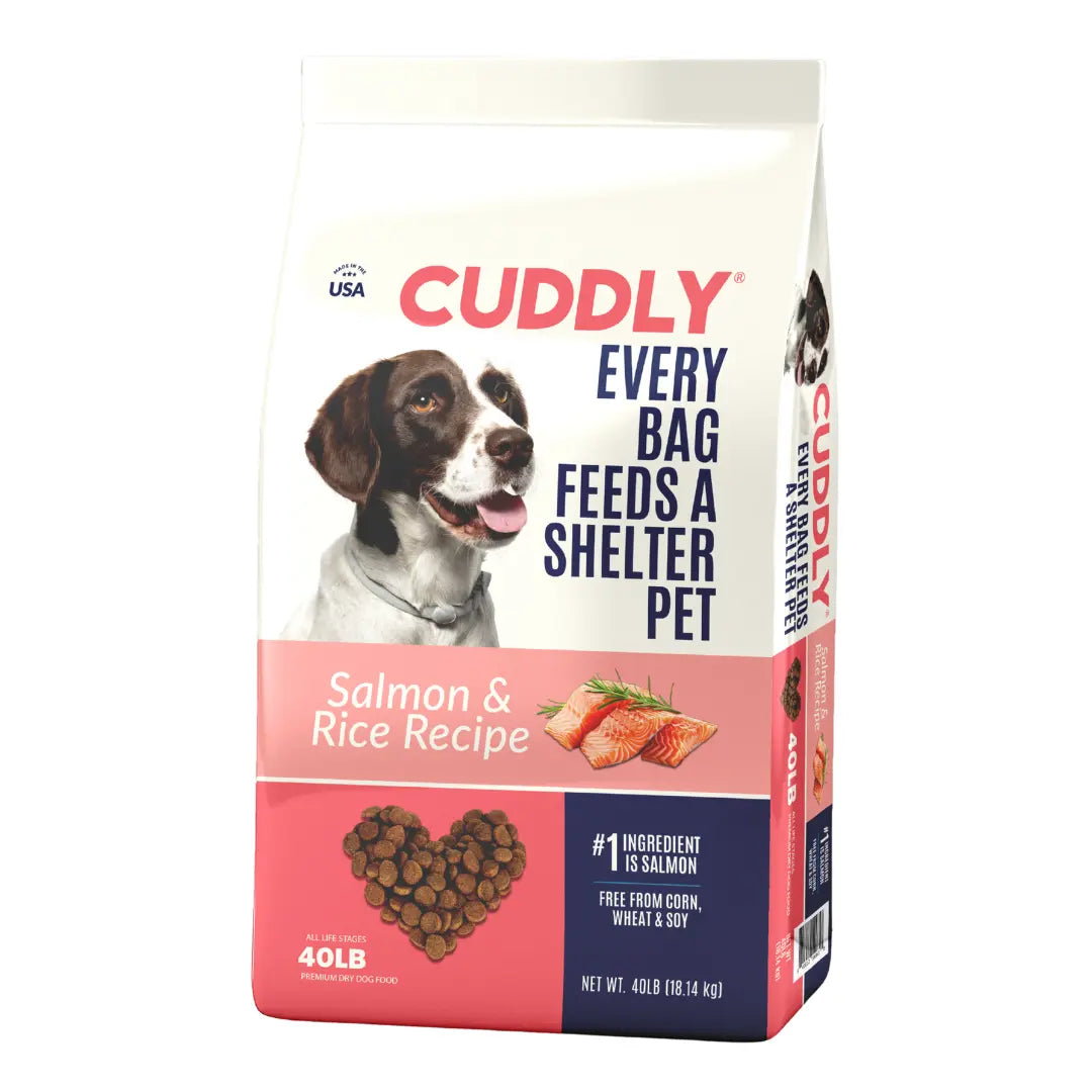 CUDDLY Salmon and Rice Dog Food CUDDLY
