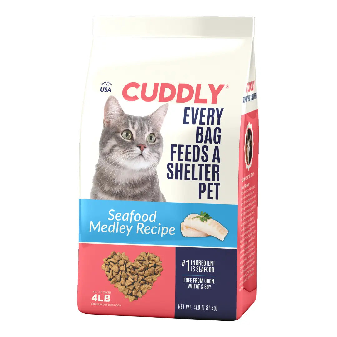 CUDDLY Seafood Medley Dry Cat Food CUDDLY
