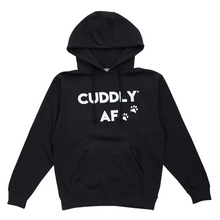 Load image into Gallery viewer, &quot;CUDDLY AF&quot; Sweatshirt w/ Paw Prints